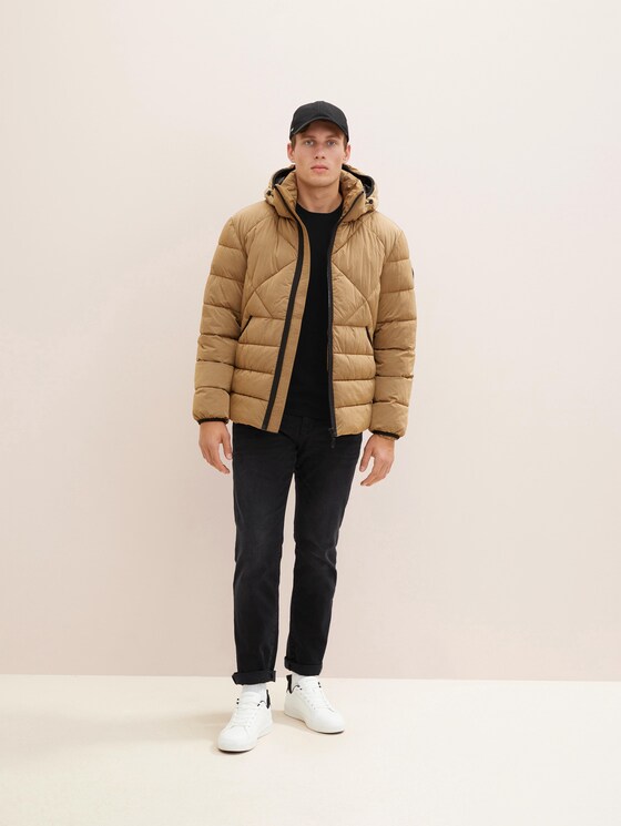 regular fit, quilted puffer jacket