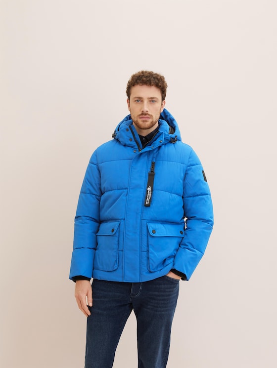 Pufferjas met capuchon - REPREVE(R) Our Ocean(R) door Men, hockey blue