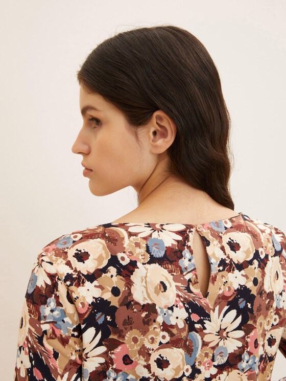 Bluse mit 3/4 Arm
