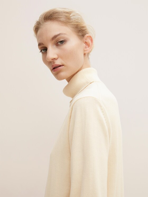 Basic Rollkragenpullover