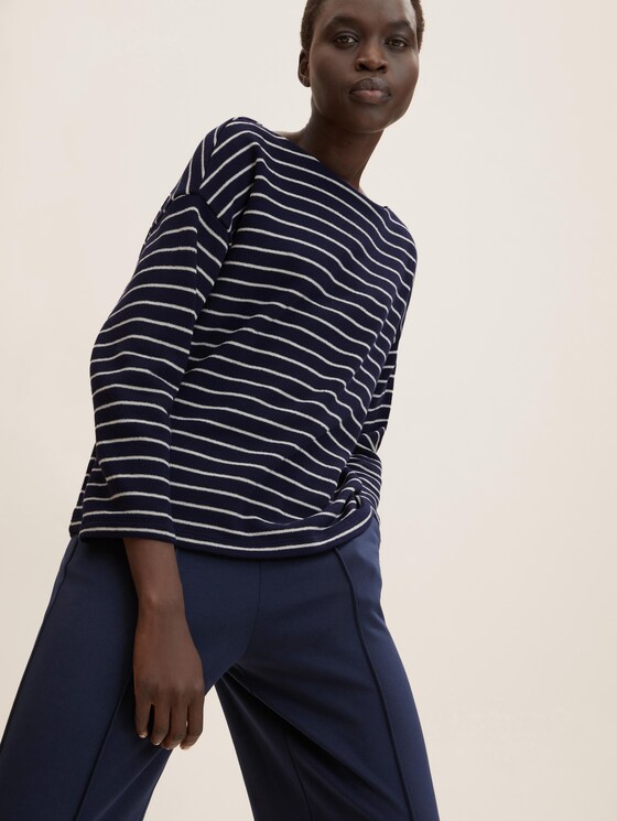 Gestreiftes Sweatshirt