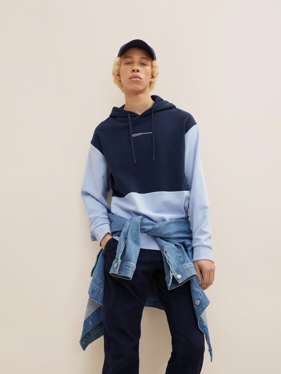 Hoodie mit Color Blocking