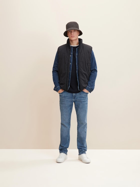 TTJOSH Regular Slim Jeans mit LYCRA ® von Men, Used Light Stone Blue Denim