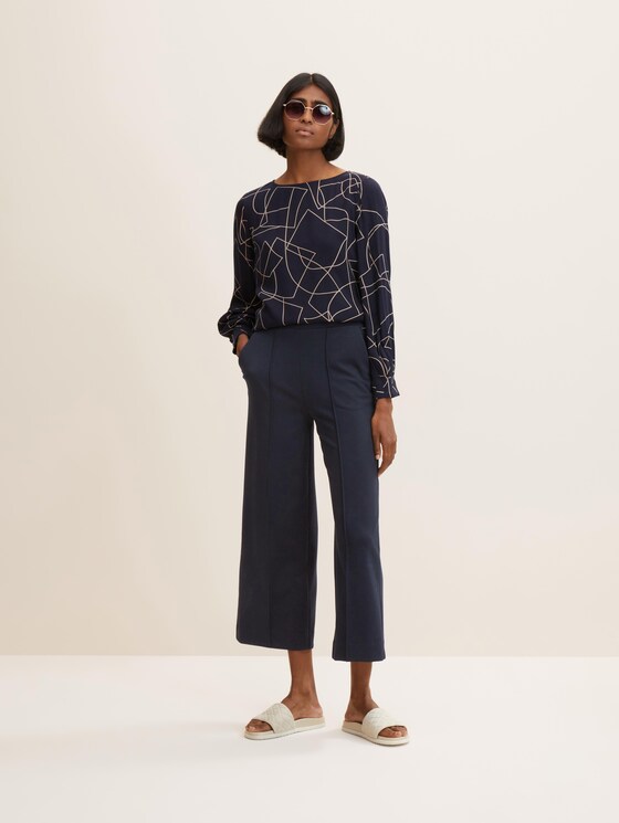 Blouse met manchetten