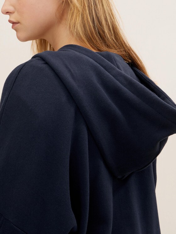 Cropped Sweatjacke