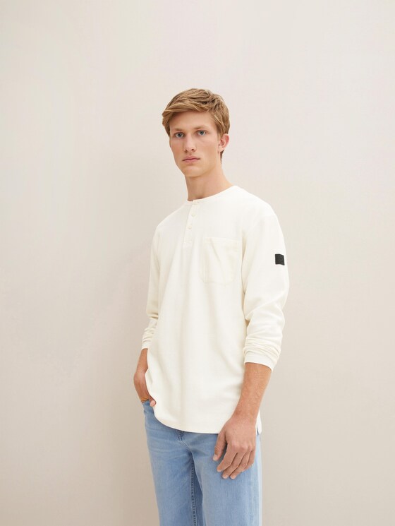 Henley Langarmshirt
