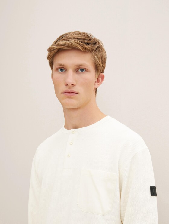 Henley Langarmshirt