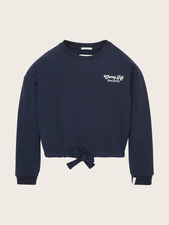 Sweatshirt mit Textprint