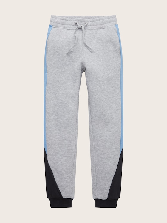 Sweatpants with colour blocking