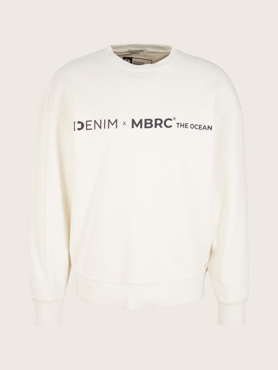 Sweatshirt mit Logo Print - DENIM x MBRC