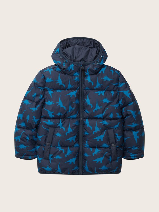 Puffer-Jacke mit Kapuze - REPREVE Our Ocean