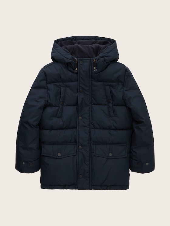 Quilted parka - REPREVE Our Ocean