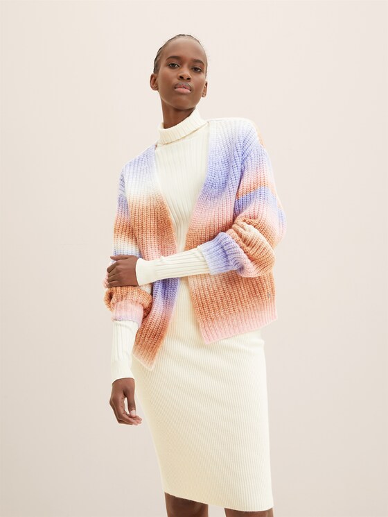Cardigan mit Farbverlauf