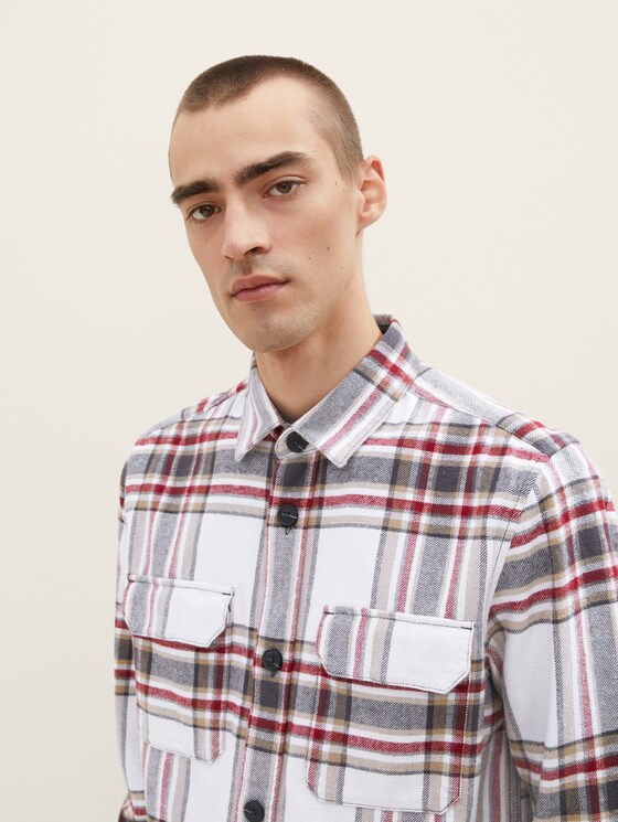 Overshirt mit Karomuster 