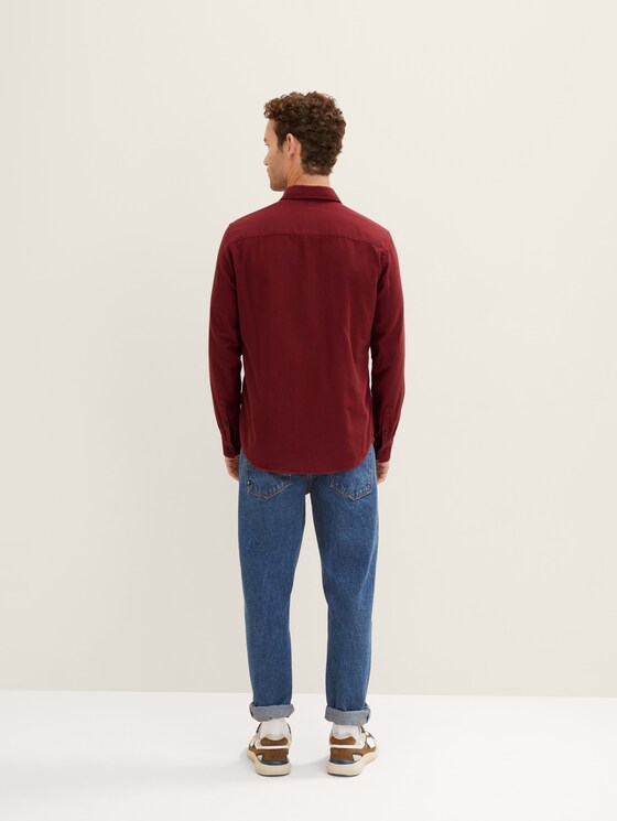 Regular-fit shirt with a chest pocket