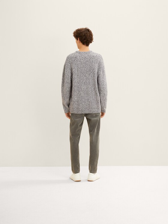 Textured knitted jumper 
