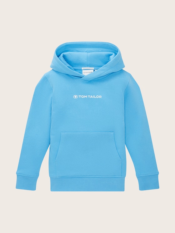 Hoodie with a logo print