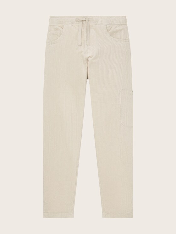 Casual corduroy trousers