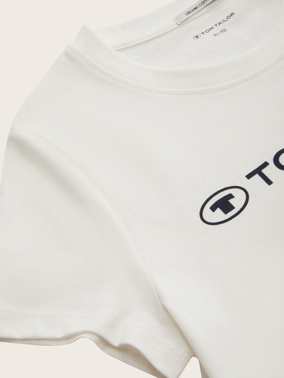T-Shirt mit Logo Print