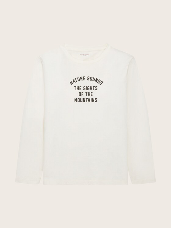 Langarmshirt mit Textprint