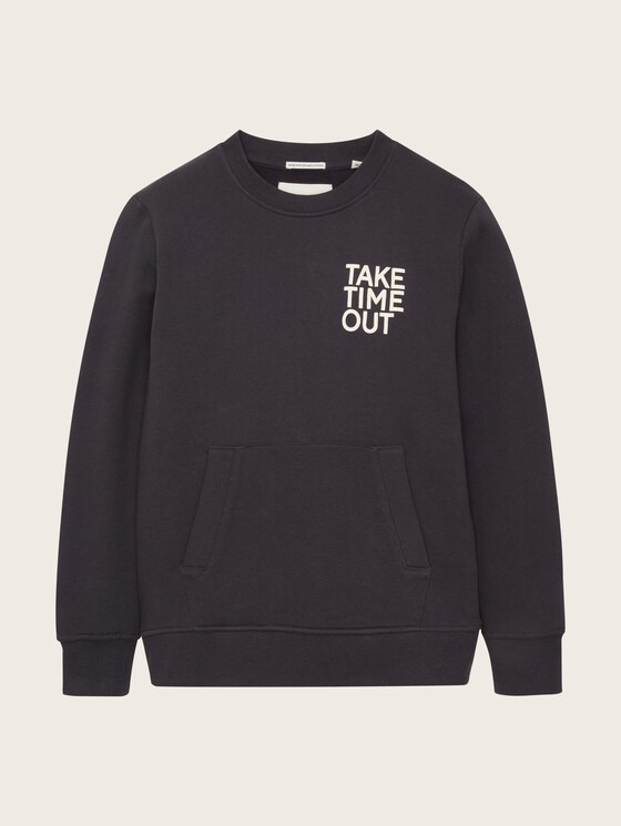 Sweatshirt with a text print 