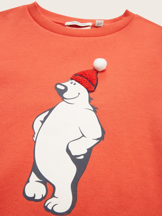 Sweatshirt mit Motivprint