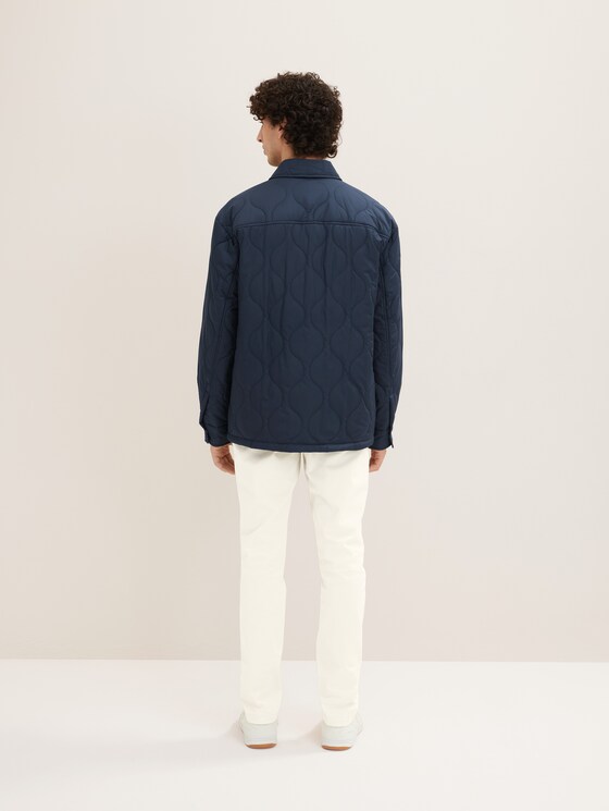 Quilted shirt jacket 