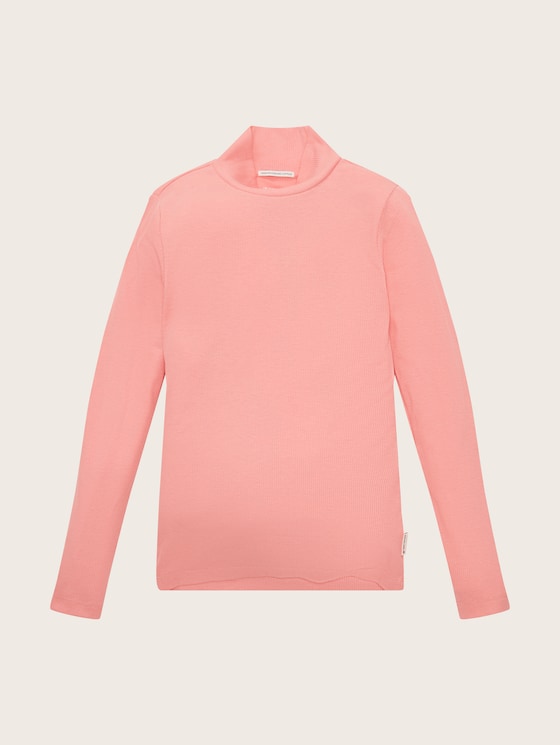 Langarmshirt mit Rollkragen