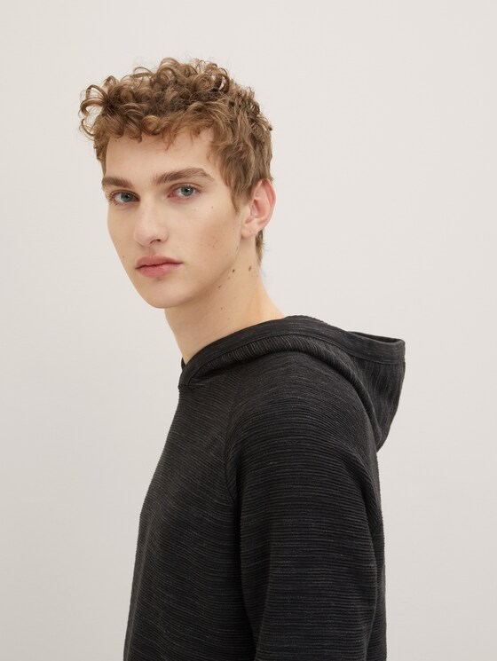 Hoodie mit Struktur