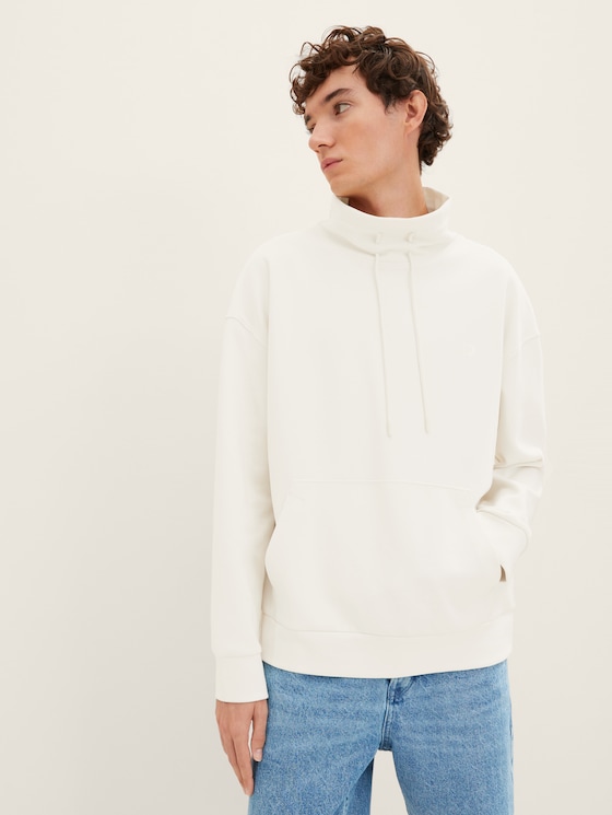 Sweatshirt mit Schalkragen