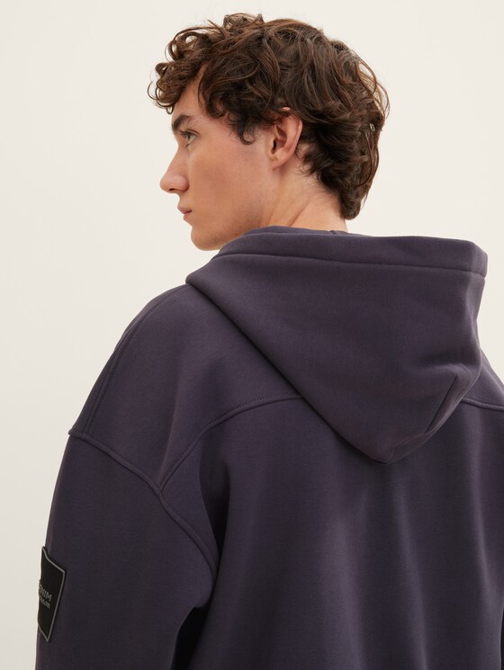 Sweatjack met logodetail