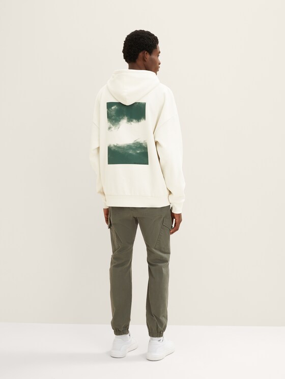 Oversized hoodie with a print 