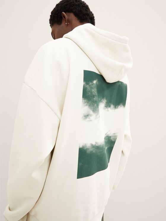 Oversized hoodie with a print 