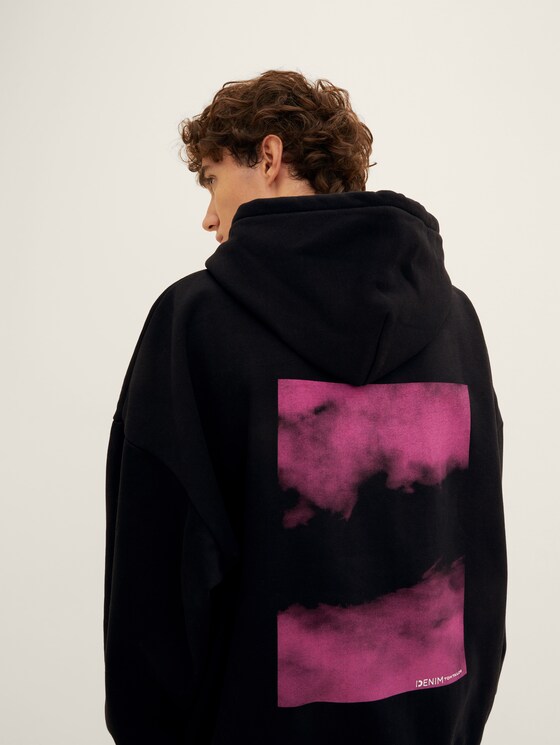 Oversized hoodie with a print