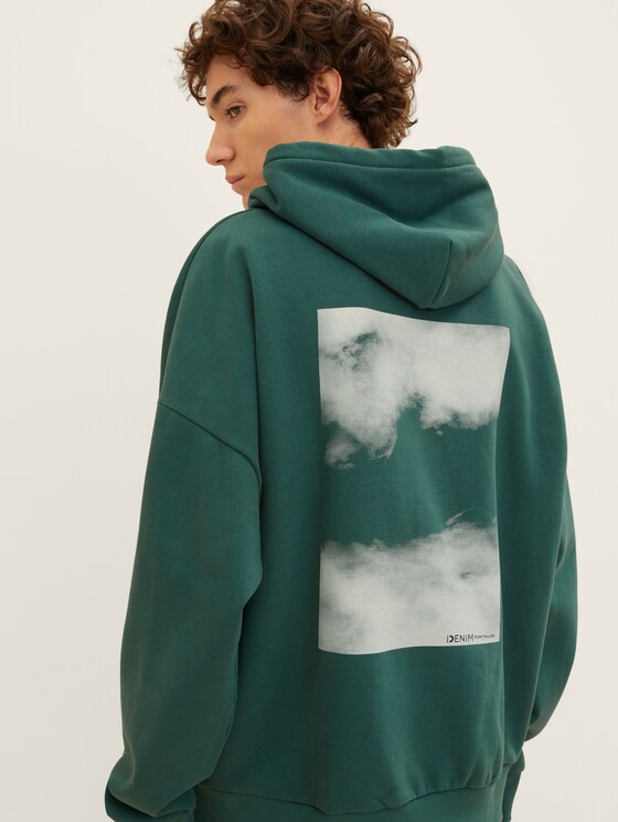 Oversized hoodie with a print