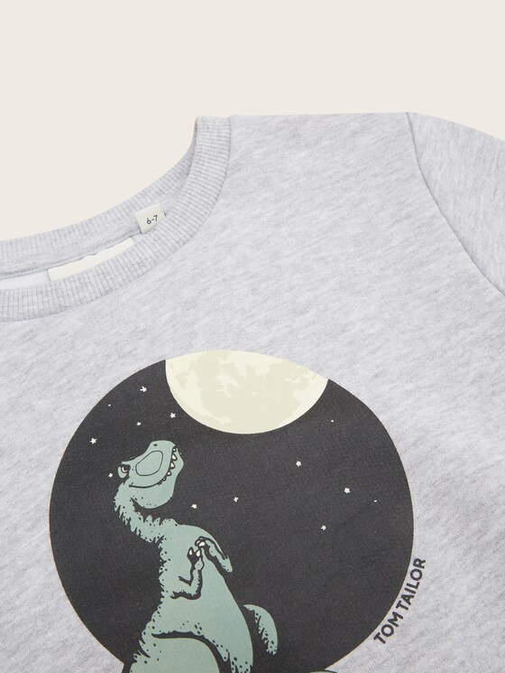 Sweatshirt mit Motivprint