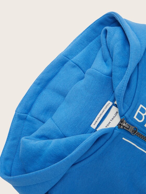Sweat jacket with a letter print