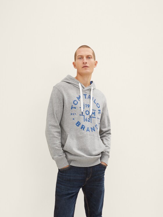 Hoodie mit Logoprint