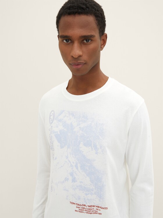 Langarmshirt mit Fotoprint