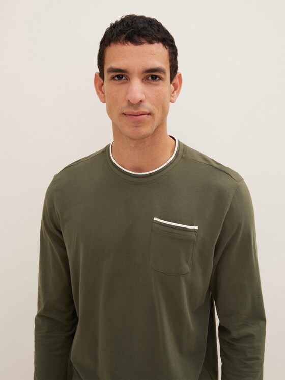 Langarmshirt mit Details