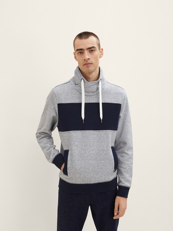 Sweatshirt mit Colour-Blocking