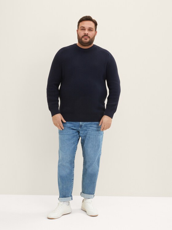 Plus - Slim Fit Jeans mit Gürtelschlaufen