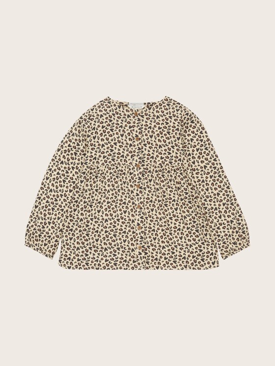 Blouse with a leo print