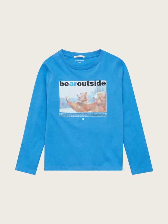 Langarmshirt mit Fotoprint