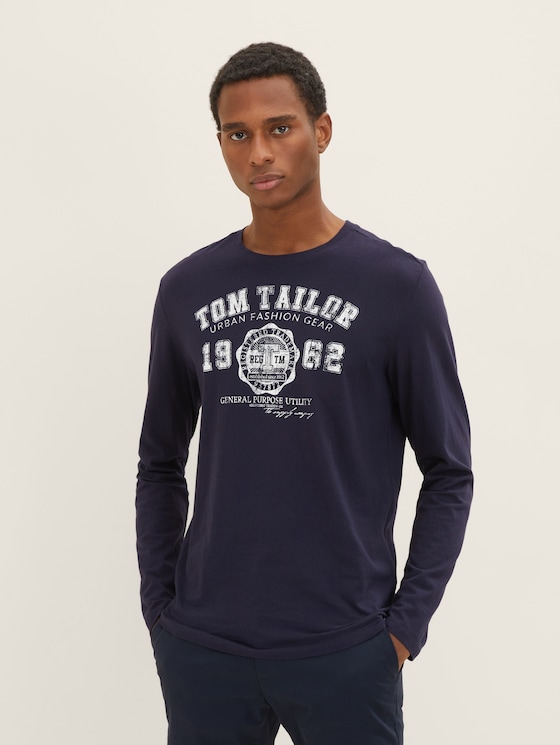 T-shirts à manches longues, lot de 2 par Men, Knitted Navy