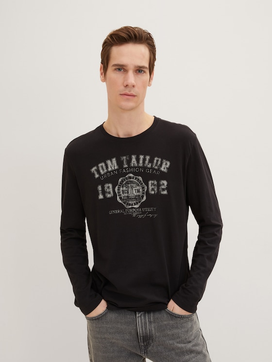 T-shirts à manches longues, lot de 2 par Men, Black