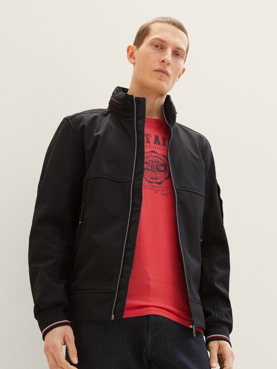 Softshell Jacke von Men, Black