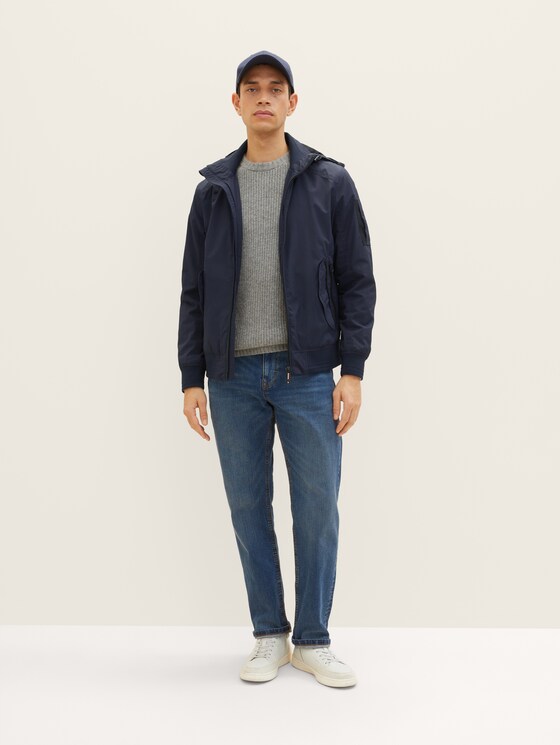 Bomber jacket with a detachable by Tailor hood Tom