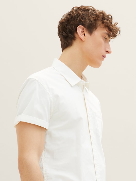 stretch oxford shirt