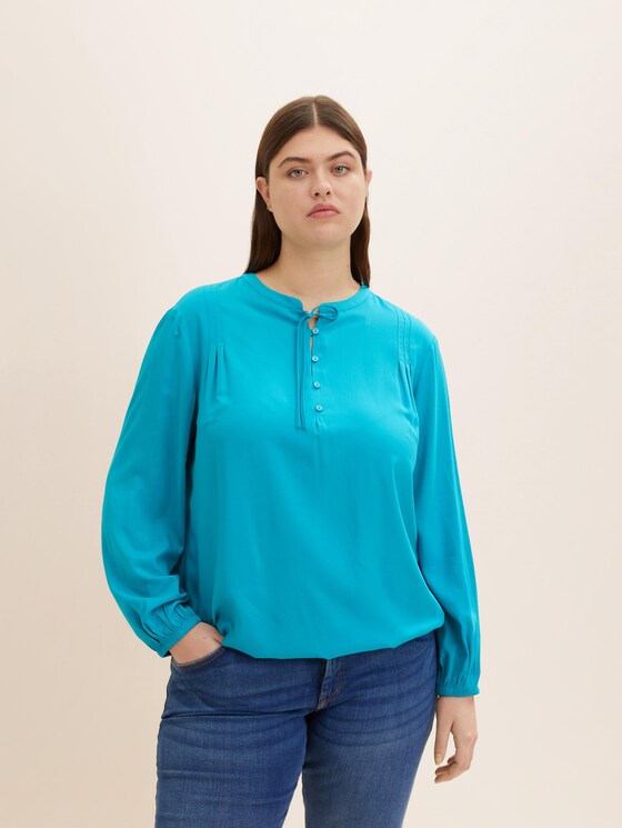 Plus - Blouse with bow details